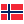 Nationale vlag van The Kingdom of Norway